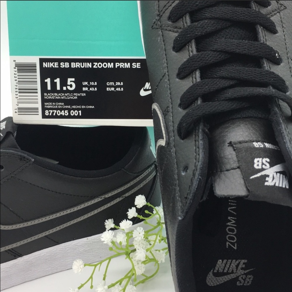 Nike Sb Bruin Zoom PRM SE black/black-MTLC pewter - Picture 7 of 8